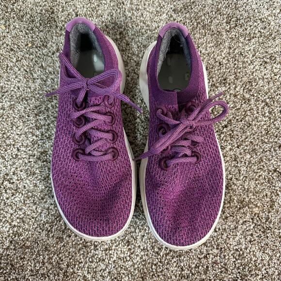 ALLBIRDS Women's Tree Dasher Running Shoes Size 8.5 In Alpha/Bright White - Picture 9 of 10